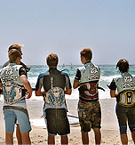 Youngster haben Spaß in Fuerteventura