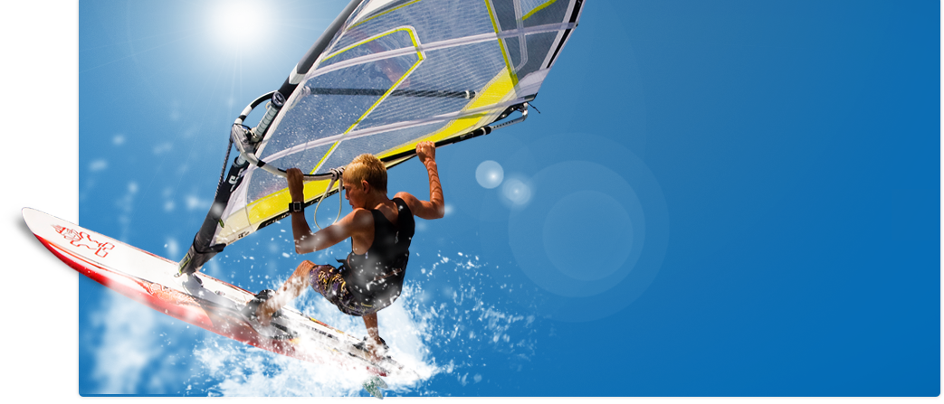 Windsurfen mit sun+fun. Traumurlaub zum Abheben ;-)