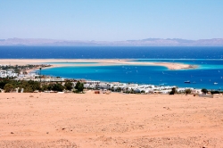 Überblick über die Bucht von Dahab - 